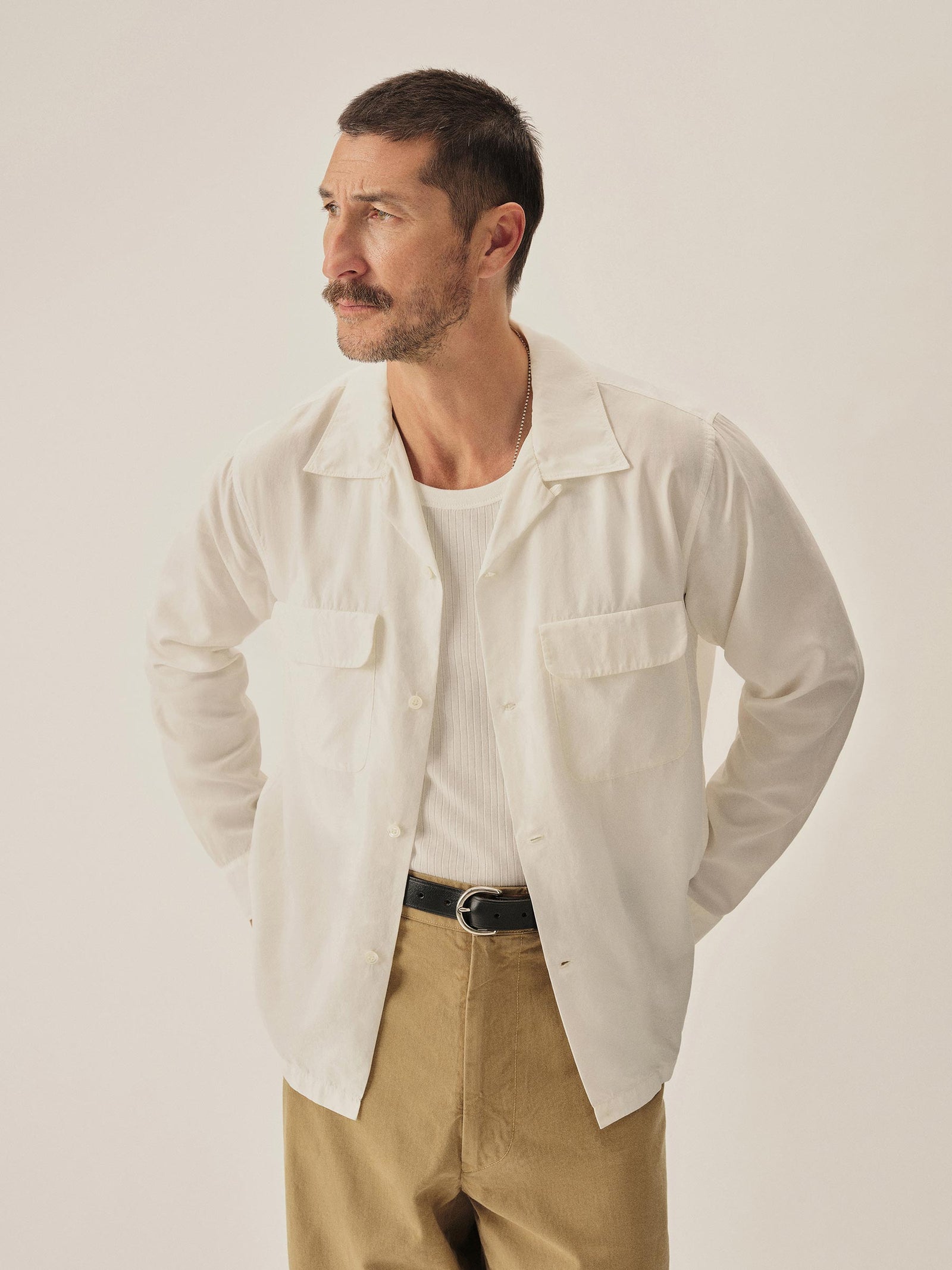 White Casita Camp Shirt