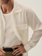 White Casita Camp Shirt