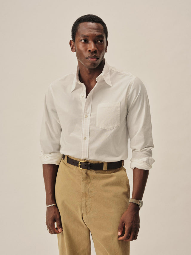 White Wornwell One Pocket Shirt