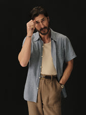 Breeze Cotton Linen S S Shirt