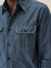 Blue Jaspe Big Yank X Buck Mason Classic Work Shirt