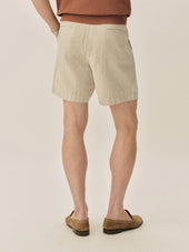 6 Capitola Linen Carry On Pleated Short