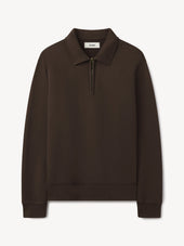 Coyote Brown Venice Wash Welterweight Quarter Zip