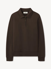 Coyote Brown Venice Wash Welterweight Quarter Zip