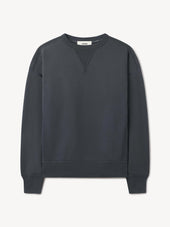 Navy Sunfade Welterweight Double V Crew Sweatshirt