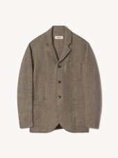 Heather Stone Felted Chore Coat