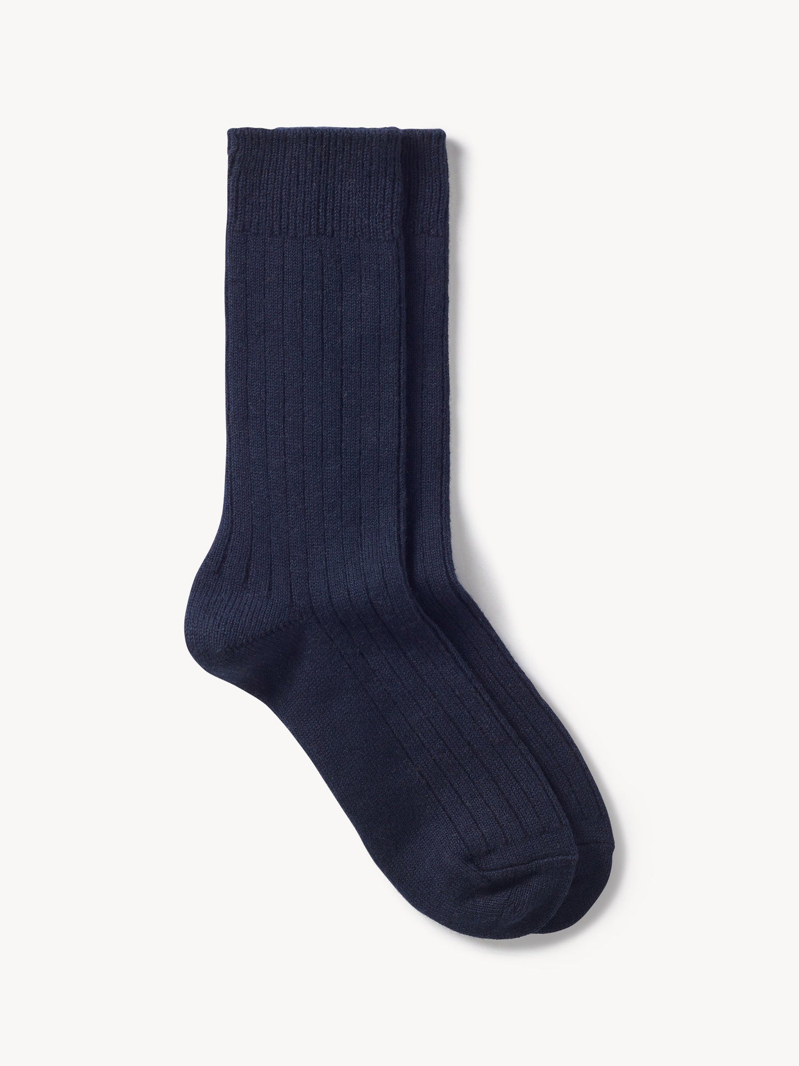 Rototo Cotton Wool Ribbed Crew Socks