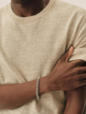 Heather Flax Avalon Knit Classic Tee