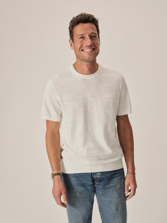 Ivory Avalon Knit Classic Tee