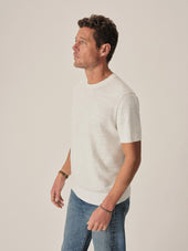 Ivory Avalon Knit Classic Tee