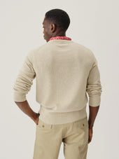 Heather Oat Wool Hemp Traveler Crew