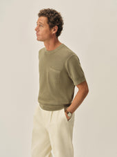 Yuma Hemp Rib Knit Pocket Tee