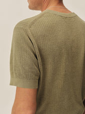 Yuma Hemp Rib Knit Pocket Tee