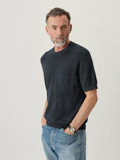 Yuma Hemp Rib Knit Pocket Tee