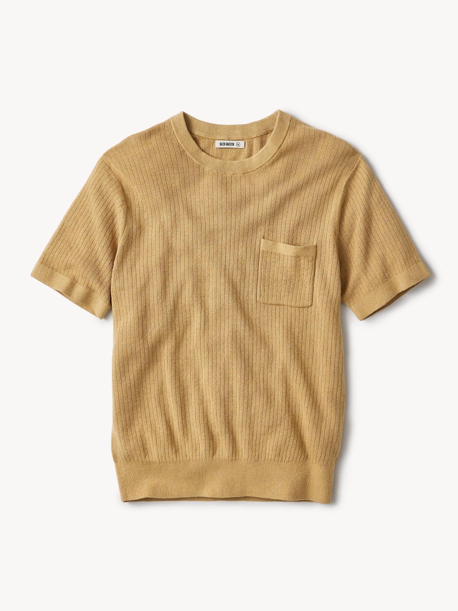 Yuma Hemp Rib Knit Pocket Tee