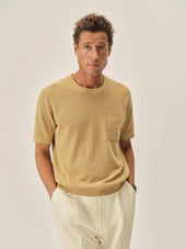 Yuma Hemp Rib Knit Pocket Tee