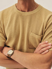 Yuma Hemp Rib Knit Pocket Tee