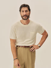 Yuma Hemp Rib Knit Pocket Tee
