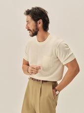 Yuma Hemp Rib Knit Pocket Tee