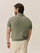 Cotton Loop Terry Polo