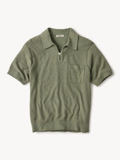 Cotton Loop Terry Polo