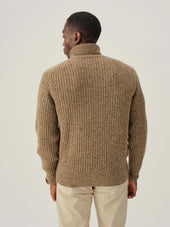 Brimstone Irish Donegal Wool Turtleneck