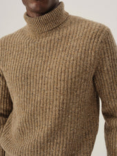 Brimstone Irish Donegal Wool Turtleneck