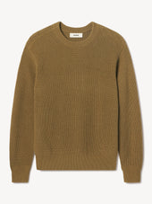 British Khaki Seafarer Cotton Rib Crew