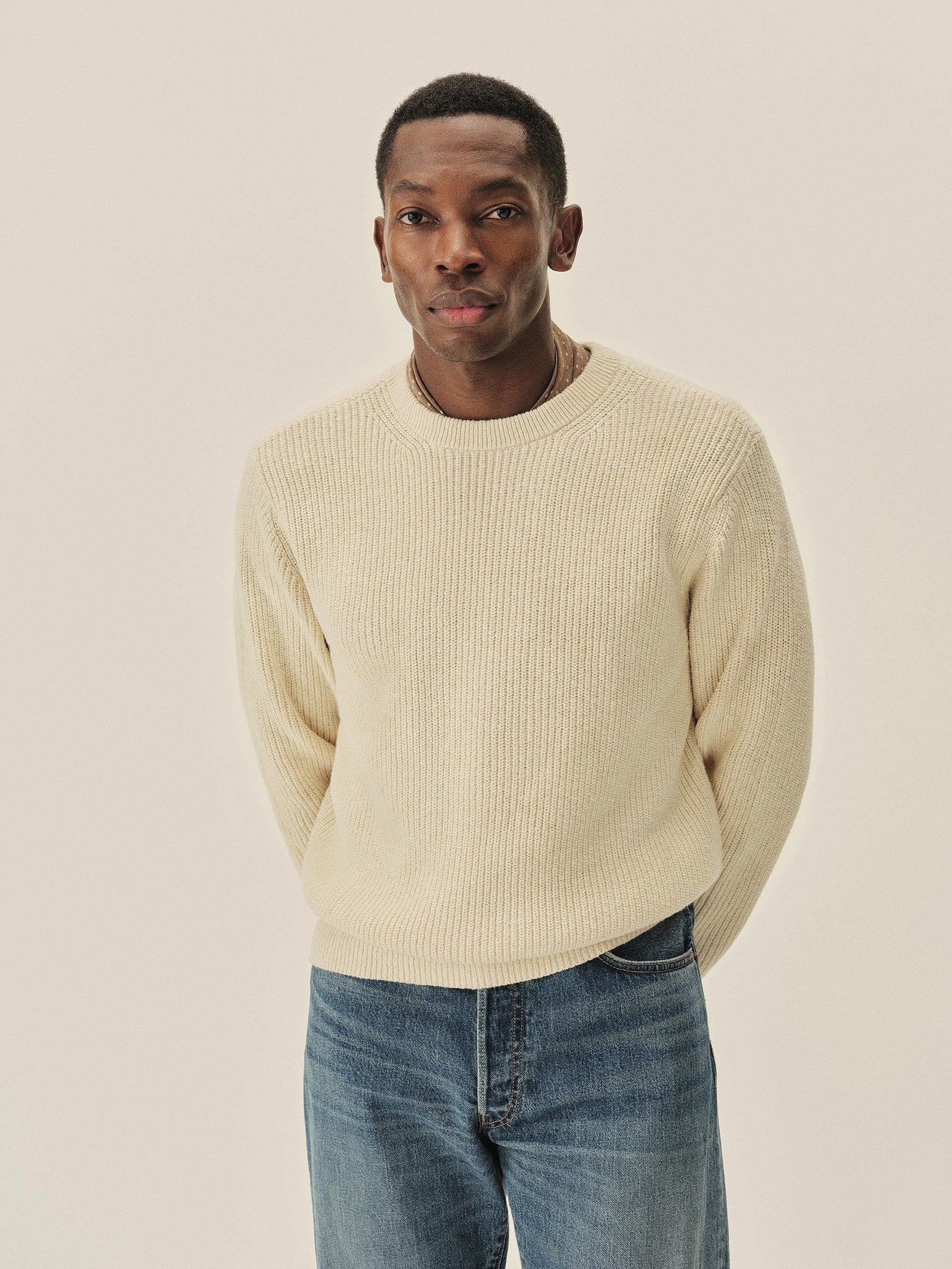 Sand Dollar Seafarer Cotton Rib Crew