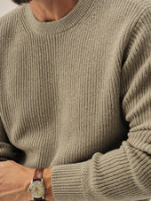 Dusty Sage Seafarer Cotton Rib Crew