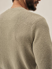 Dusty Sage Seafarer Cotton Rib Crew