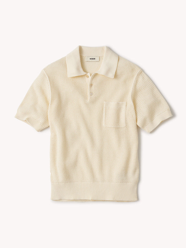 Natural Riviera Cotton Polo