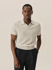 Biella Linen Wool Polo