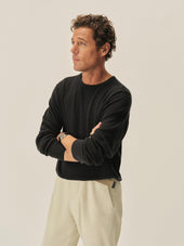 Black Yuma Rib L/S Crew