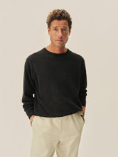 Black Yuma Rib L/S Crew