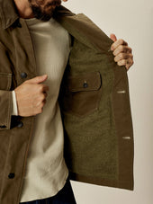 Dry Waxed Canvas Highland Jacket