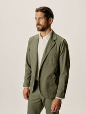 Herringbone Twill Carry On Jacket
