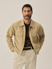 Italian Doeskin Station Jacket