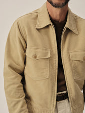 Italian Doeskin Station Jacket