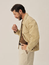 Italian Doeskin Station Jacket