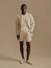 Seeded Natural HBT Capitola Linen Carry-On Larsen Short