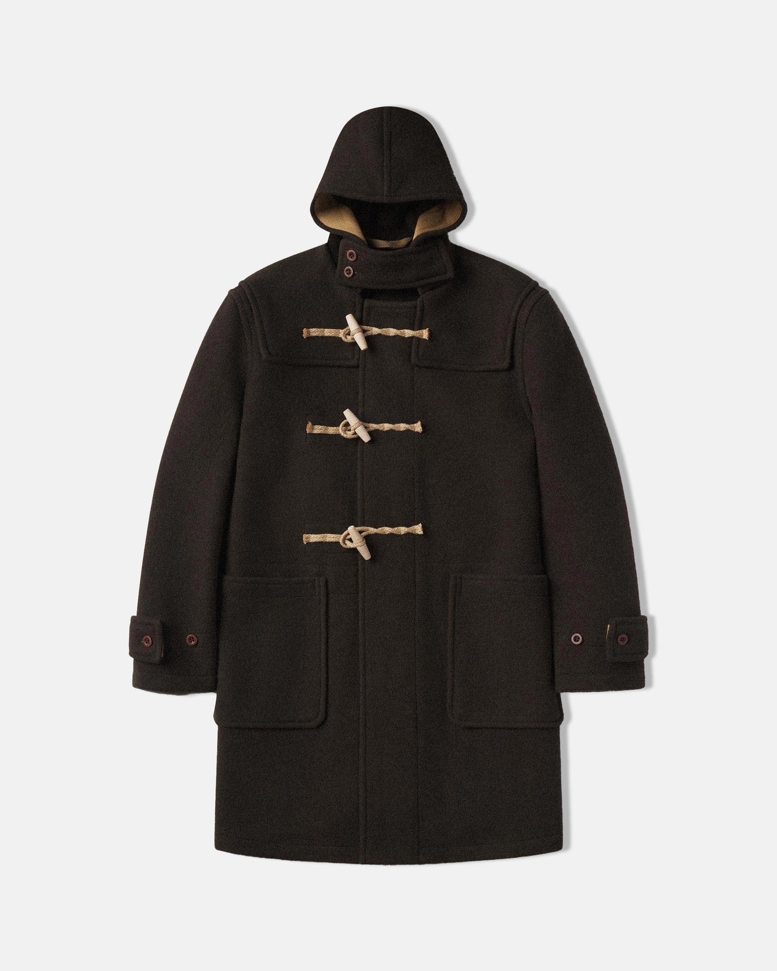 Made In England Oversized Wool Duffle Coat