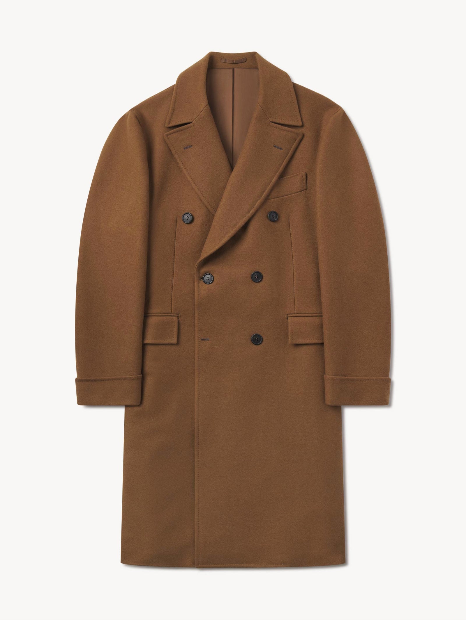 J Mueser X Buck Mason Camelhair Riviera Polo Coat