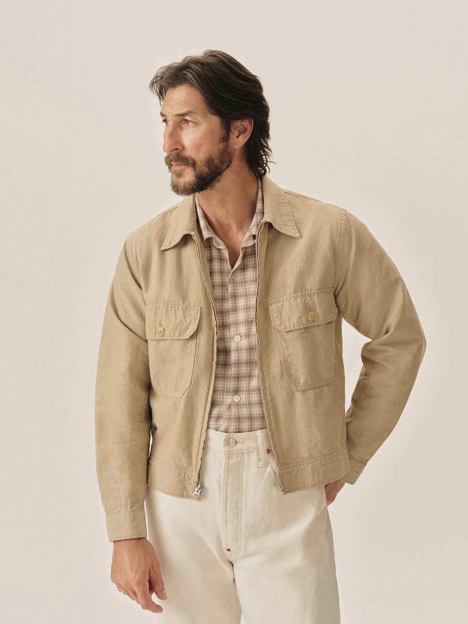 Seersucker Station Jacket