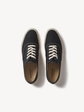 Black Herringbone Moonstar Deck Shoe