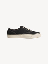 Black Herringbone Moonstar Deck Shoe