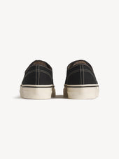 Black Herringbone Moonstar Deck Shoe