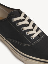 Black Herringbone Moonstar Deck Shoe