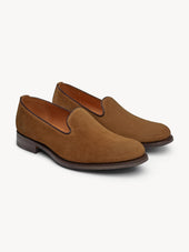 Tobacco Sanders x Buck Mason Suede Wholecut Loafer
