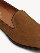 Tobacco Sanders x Buck Mason Suede Wholecut Loafer